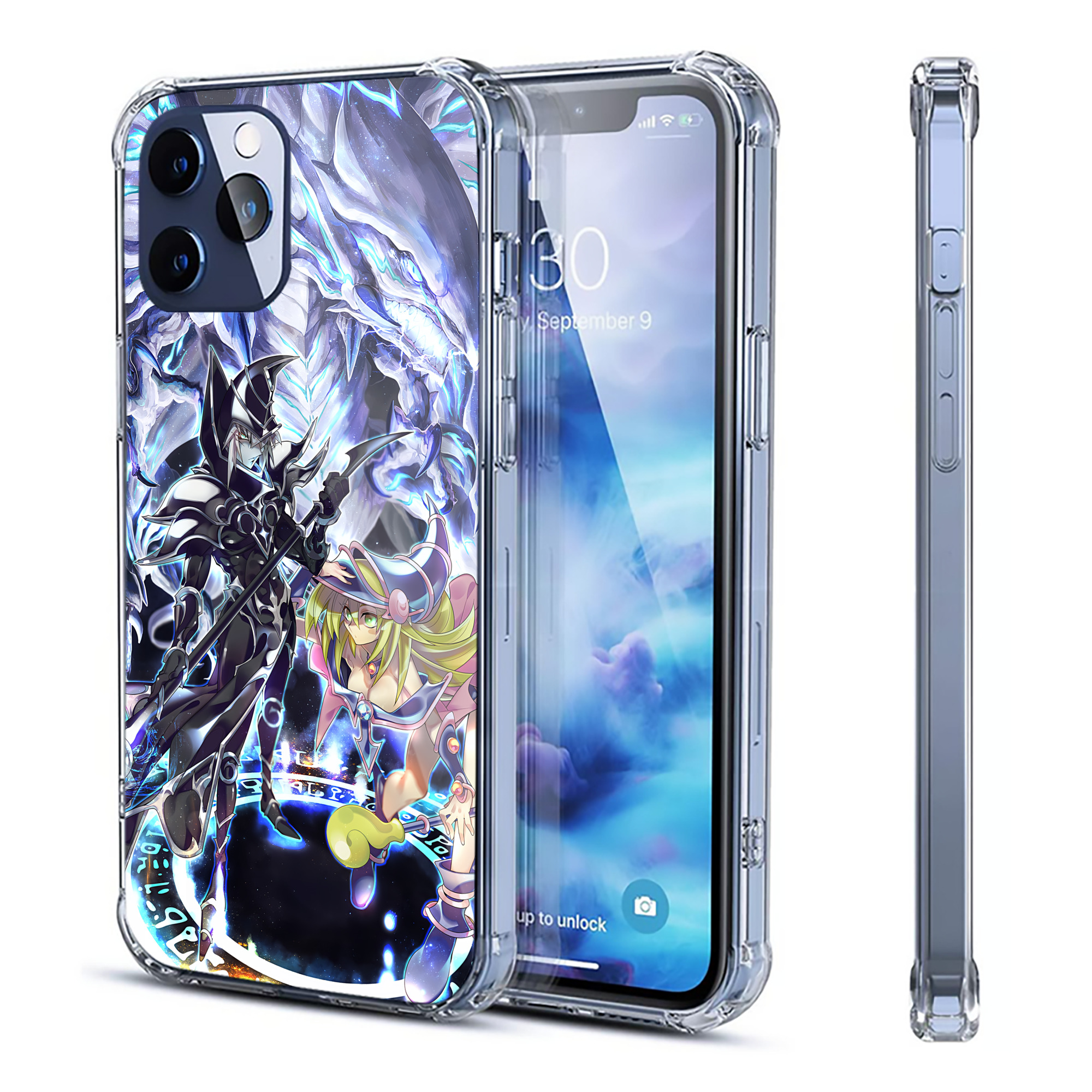 （画像用） 遊☆戯☆王 Yu-Gi-Oh! 【iPhone 12シリーズ対応】透明スマホケース（クリアソフトケース）